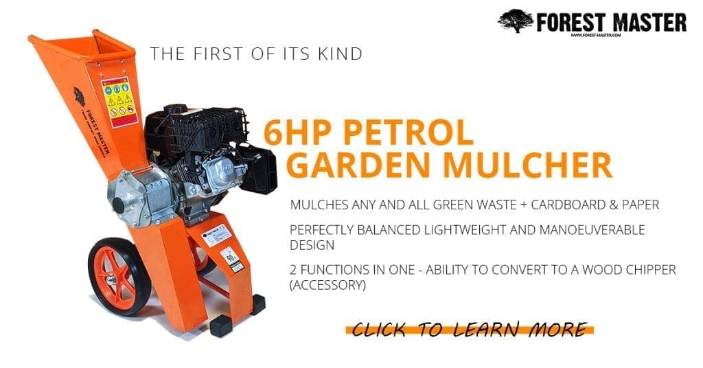 garden mulcher, petrol mulching machine