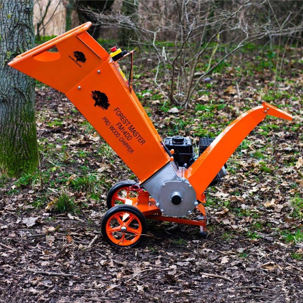 Professional 9HP Petrol Wood Chipper & Garden Shredder FM9DD Forest