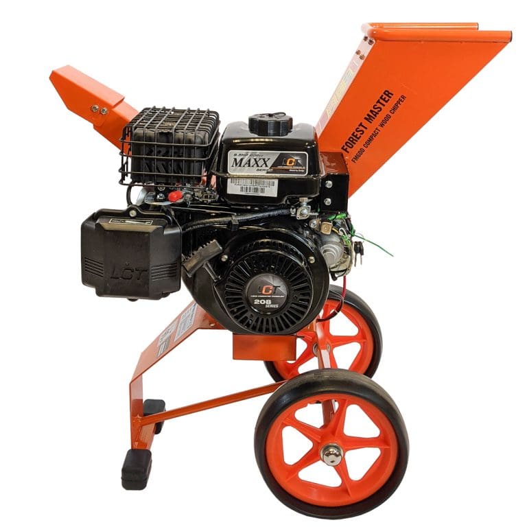 Electric Start Petrol Wood Chipper Compact 6HP FM6DDES Forest Master