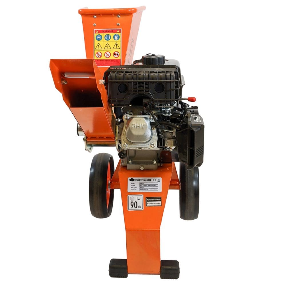 Electric Start Petrol Wood Chipper Compact 6HP FM6DDES Forest Master