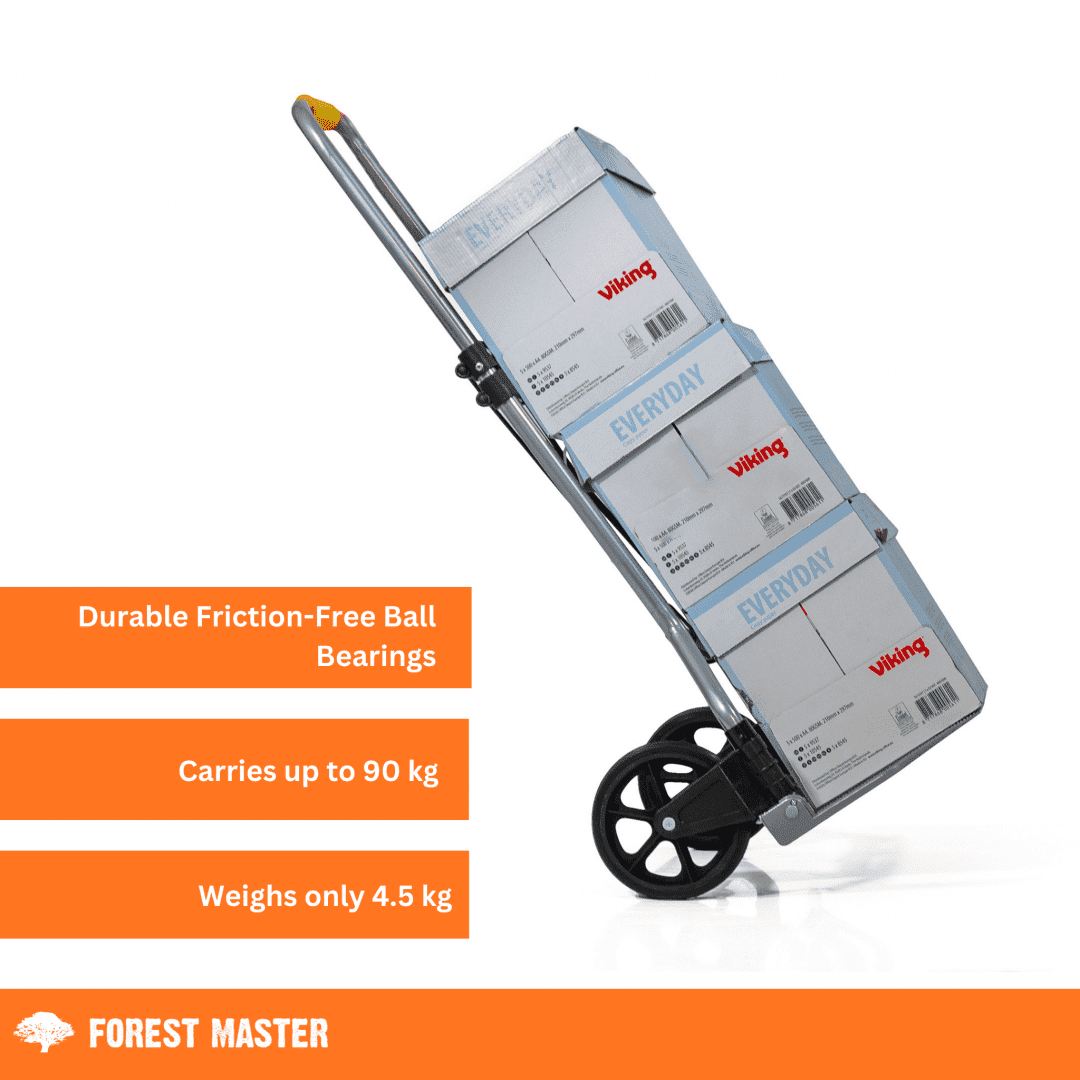 Carrello manuale da 90 kg, pieghevole e compatto