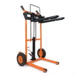 high lift pallet truck with raised forks