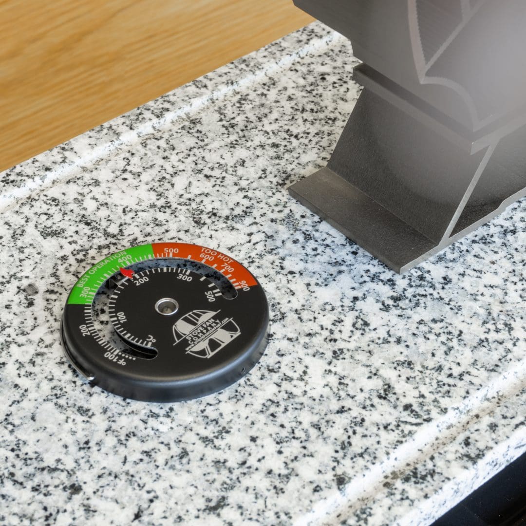 medidor de temperatura, termómetro para estufas de leña, control de temperatura