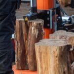 splitting logs, 22 ton petrol