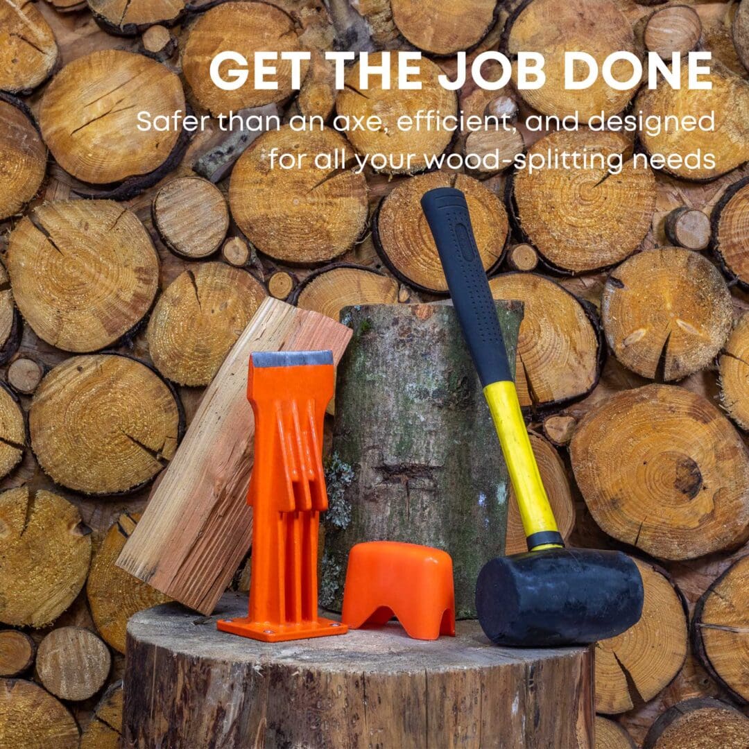 FM9LS Manual Log Splitter, log splitter and mallet