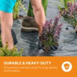 heavy duty weed control membane, durable