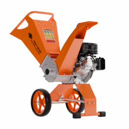 FM8DD Petrol Wood Chipper and Garden Shredder, Compact Heavy Duty, Mulcher